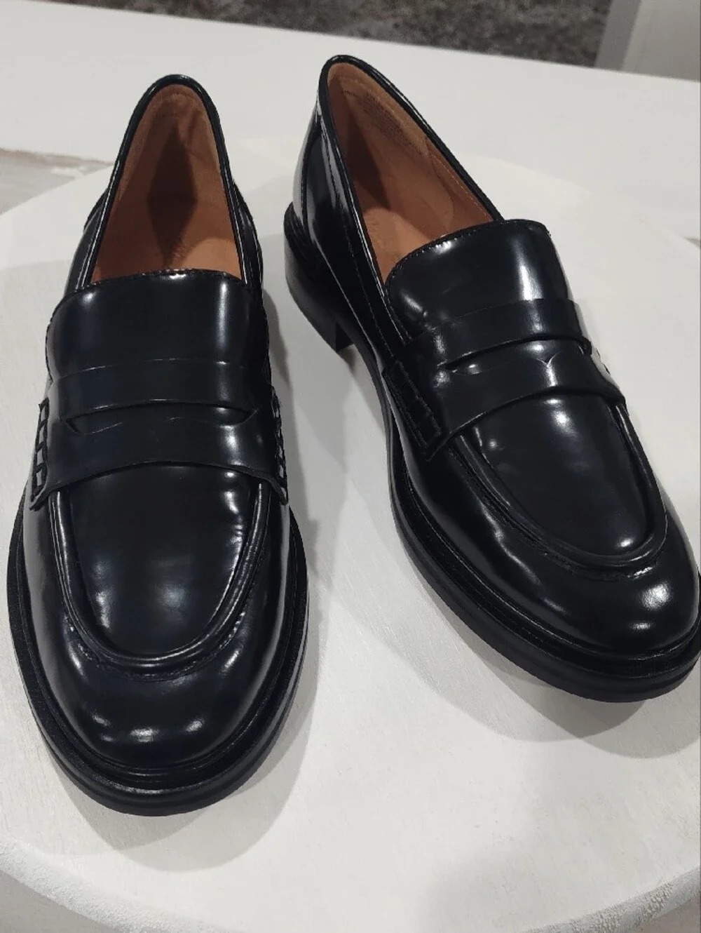 Madewell Vernon Loafer In Classic Black Size 10